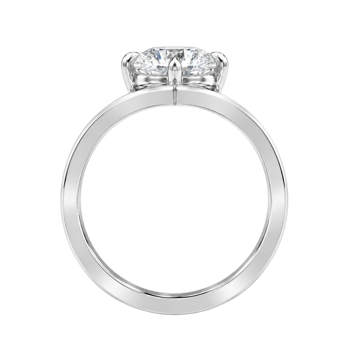 Blaire - Round - Platinum - Channel