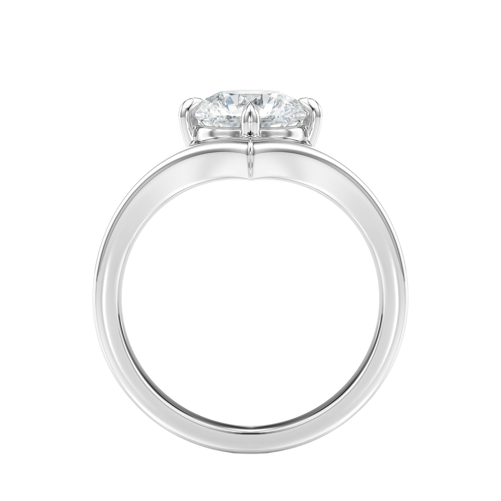 Blaire - Round - White Gold - Plain