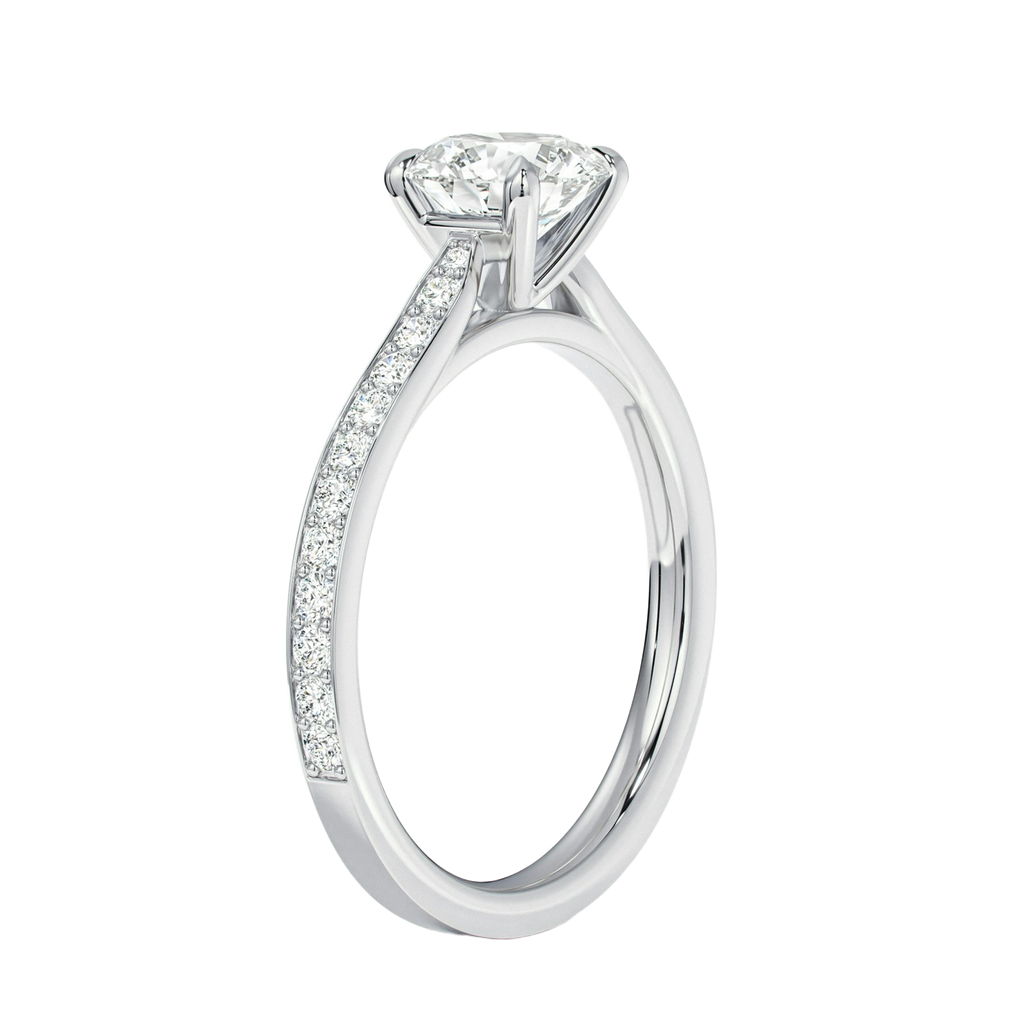 Talia - Oval - Platinum - Channel