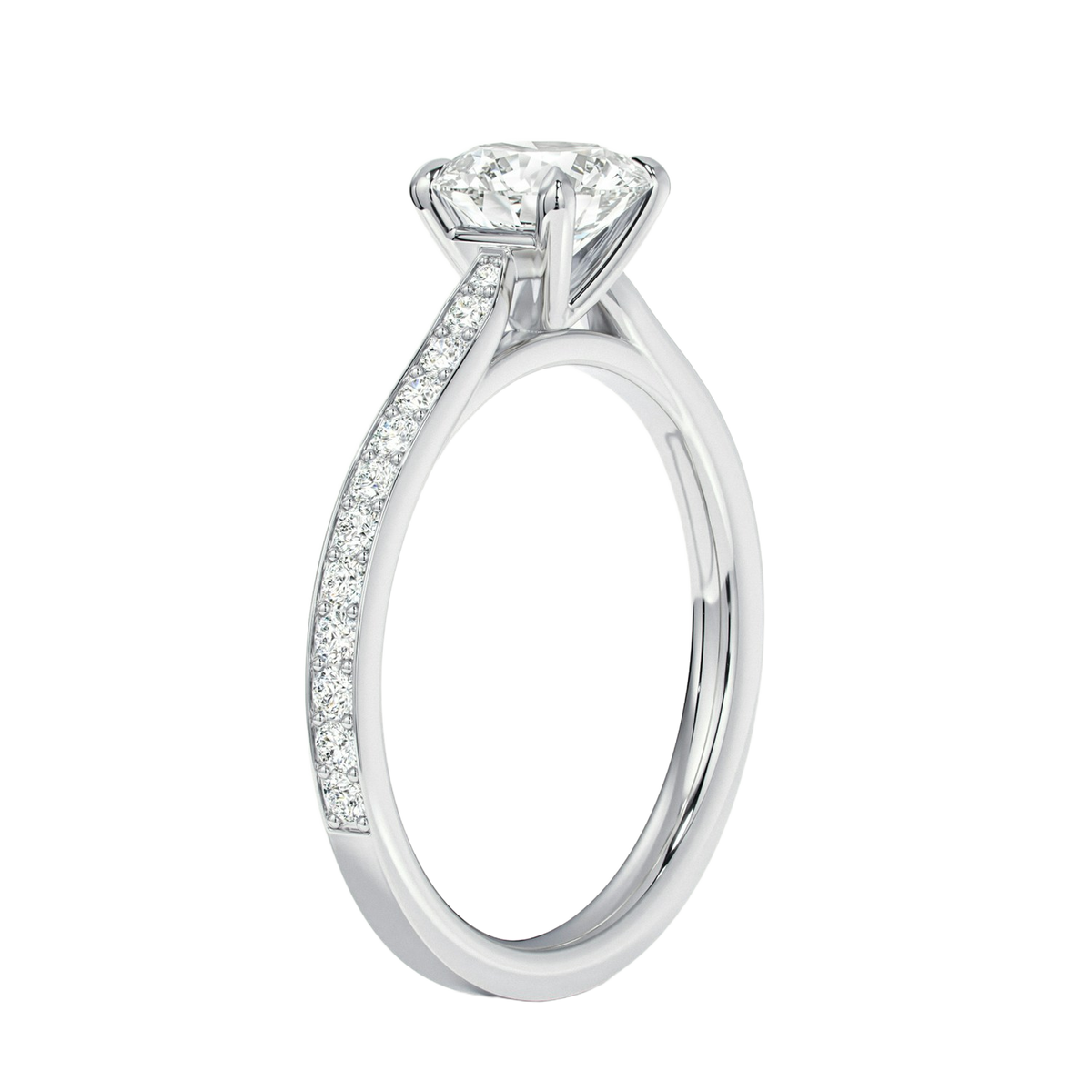 Talia - Oval - Platinum - Channel