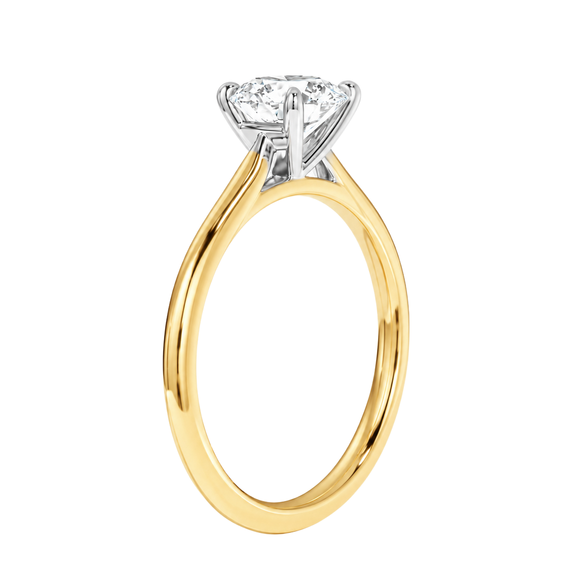 Talia - Oval - Yellow/White Tone - Plain