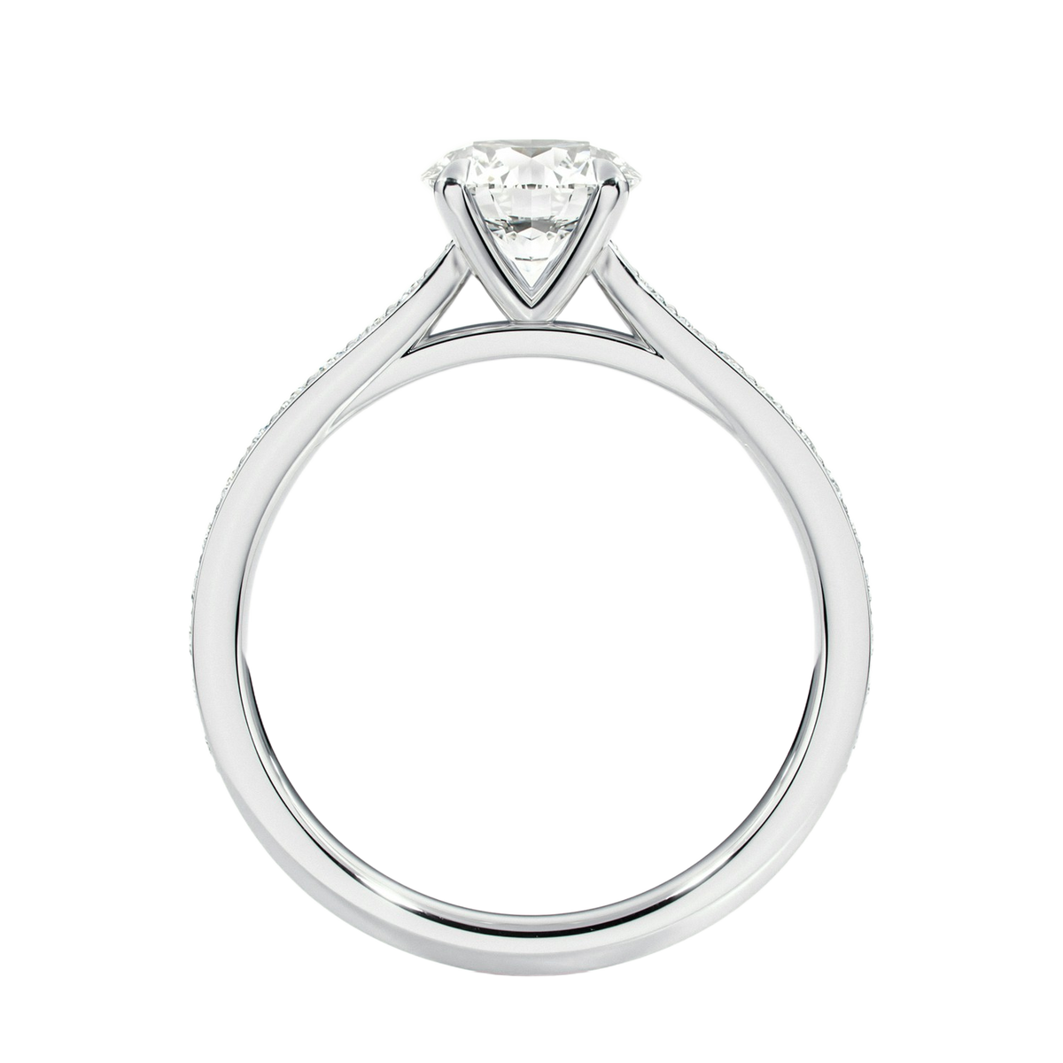 Talia - Oval - Platinum - Channel