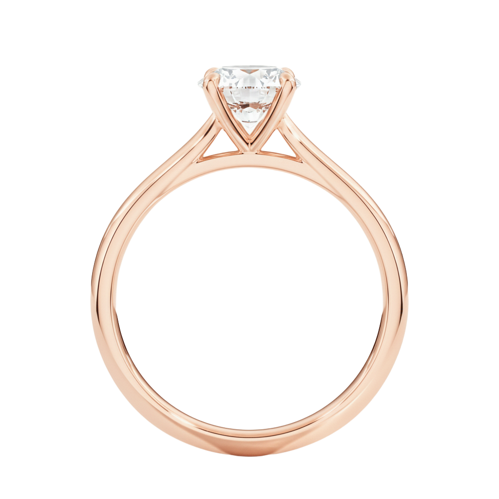 Talia - Heart - Rose Gold - Plain