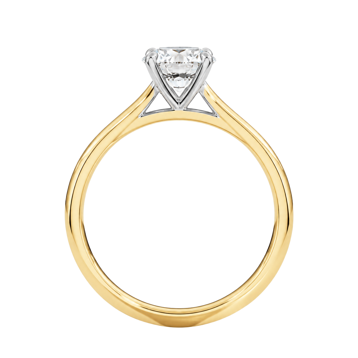 Talia - Oval - Yellow/White Tone - Plain