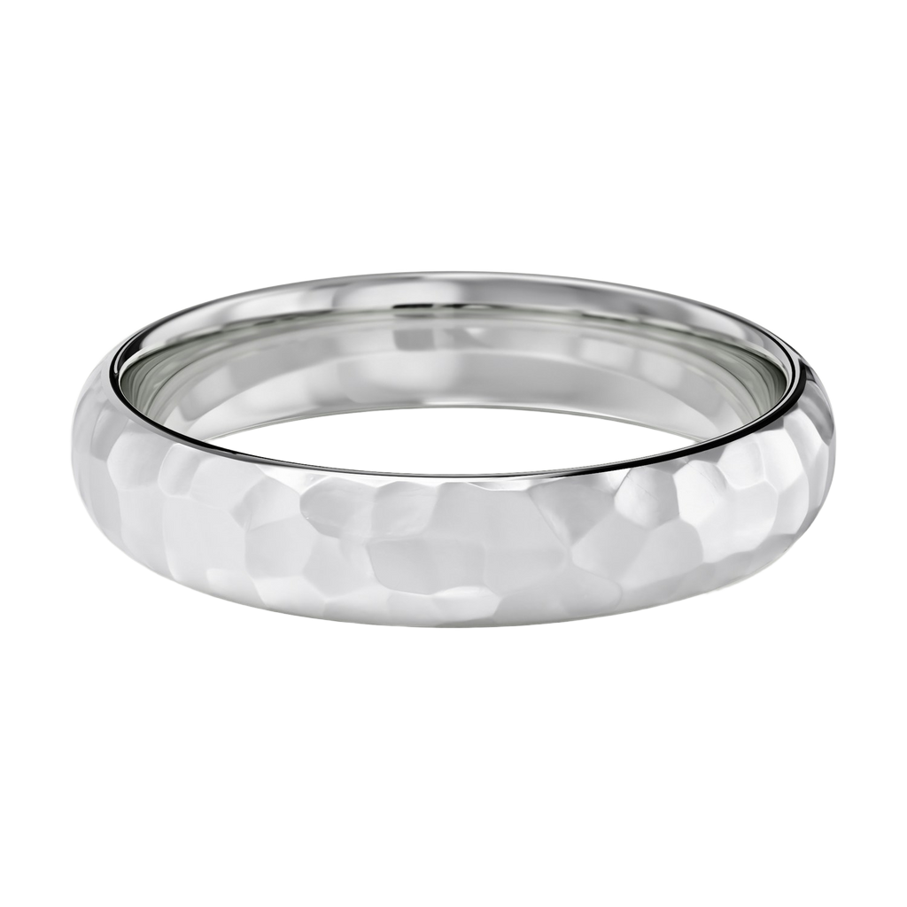 Forge - White Gold - Hammered
