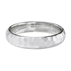 Forge - White Gold - Hammered