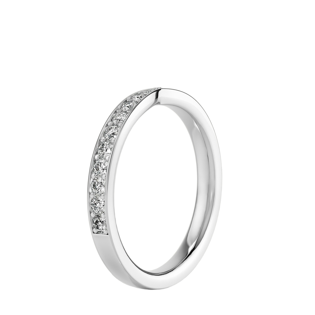 Intersect - Round - White Gold - Pavé