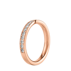 Intersect - Round - Rose Gold - Pavé