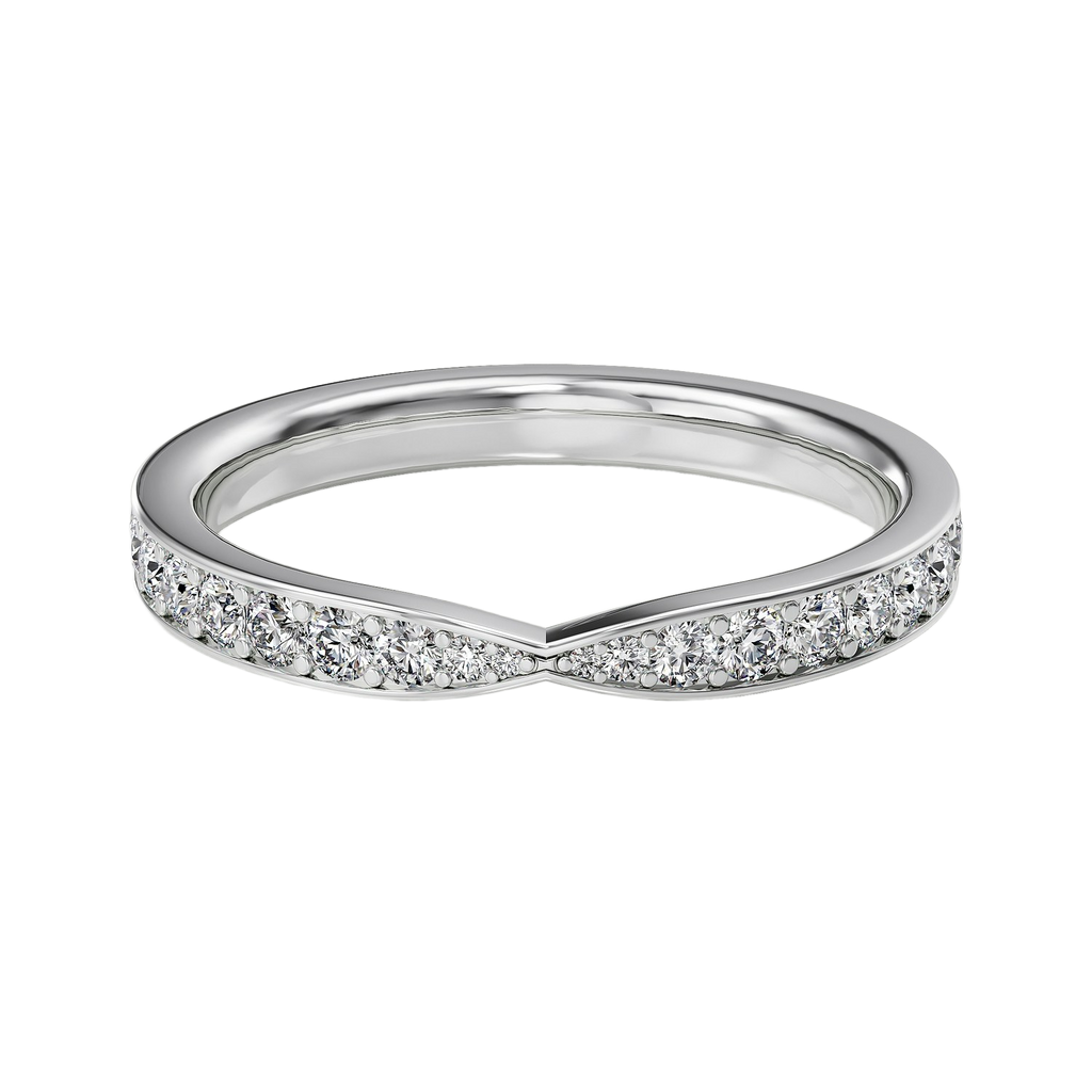 Intersect - Round - White Gold - Pavé