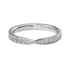 Intersect - Round - White Gold - Pavé