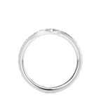 Wave - Round - White Gold - Pavé