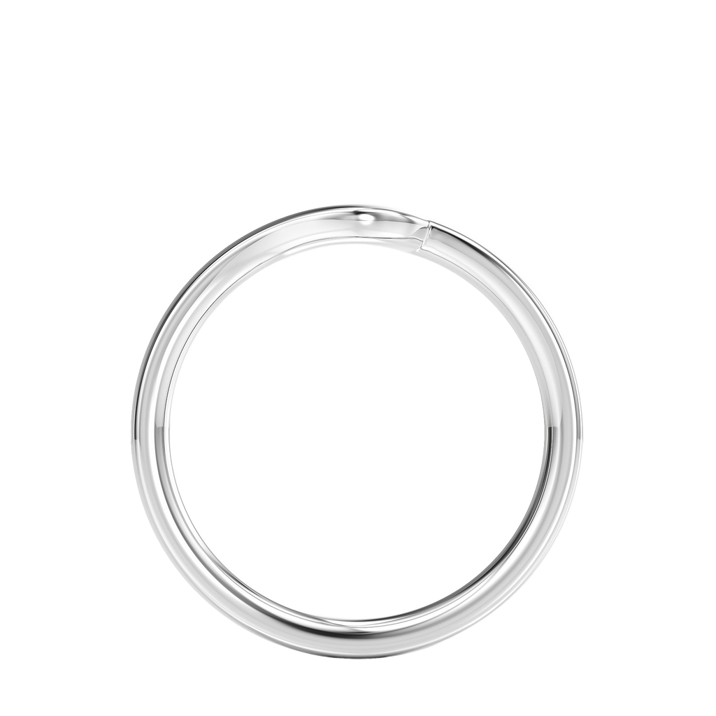 Wave - White Gold - Plain