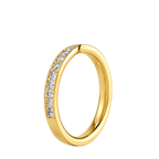 Intersect - Round - Yellow Gold - Pavé