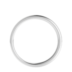 Double Grooved - White Gold - Brushed