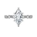 Oppulence - Marquise - White Gold - Pavé
