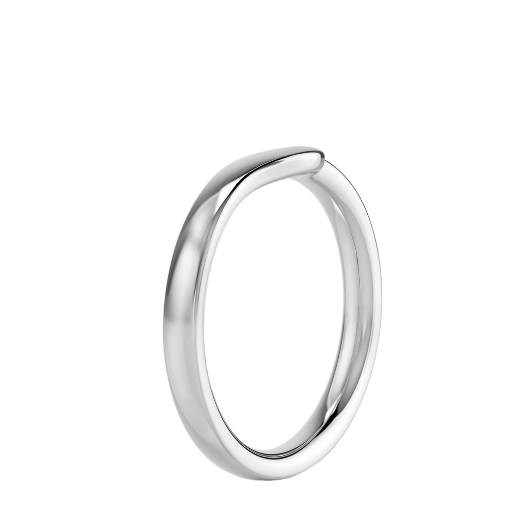 Wave - White Gold - Plain