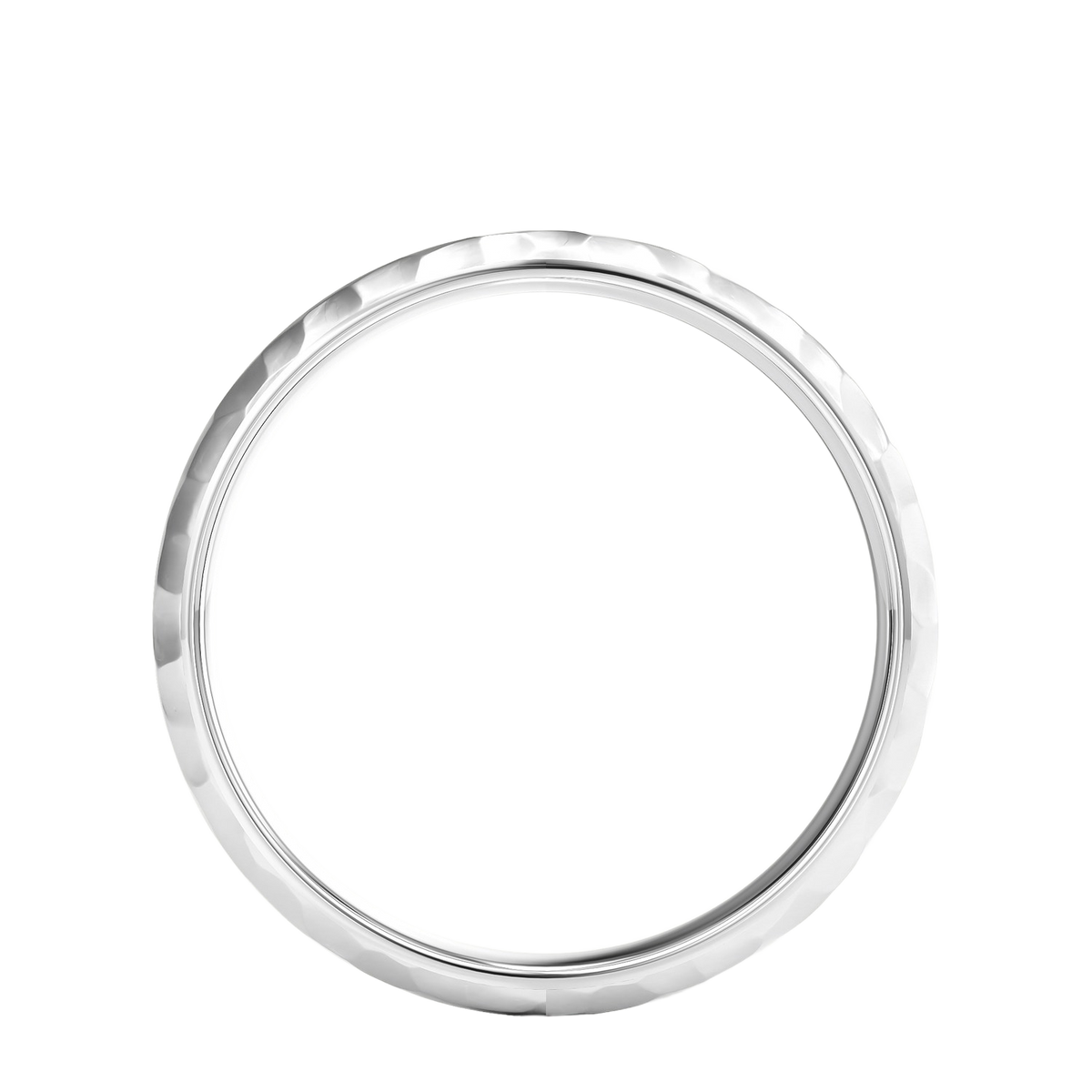 Forge - White Gold - Hammered