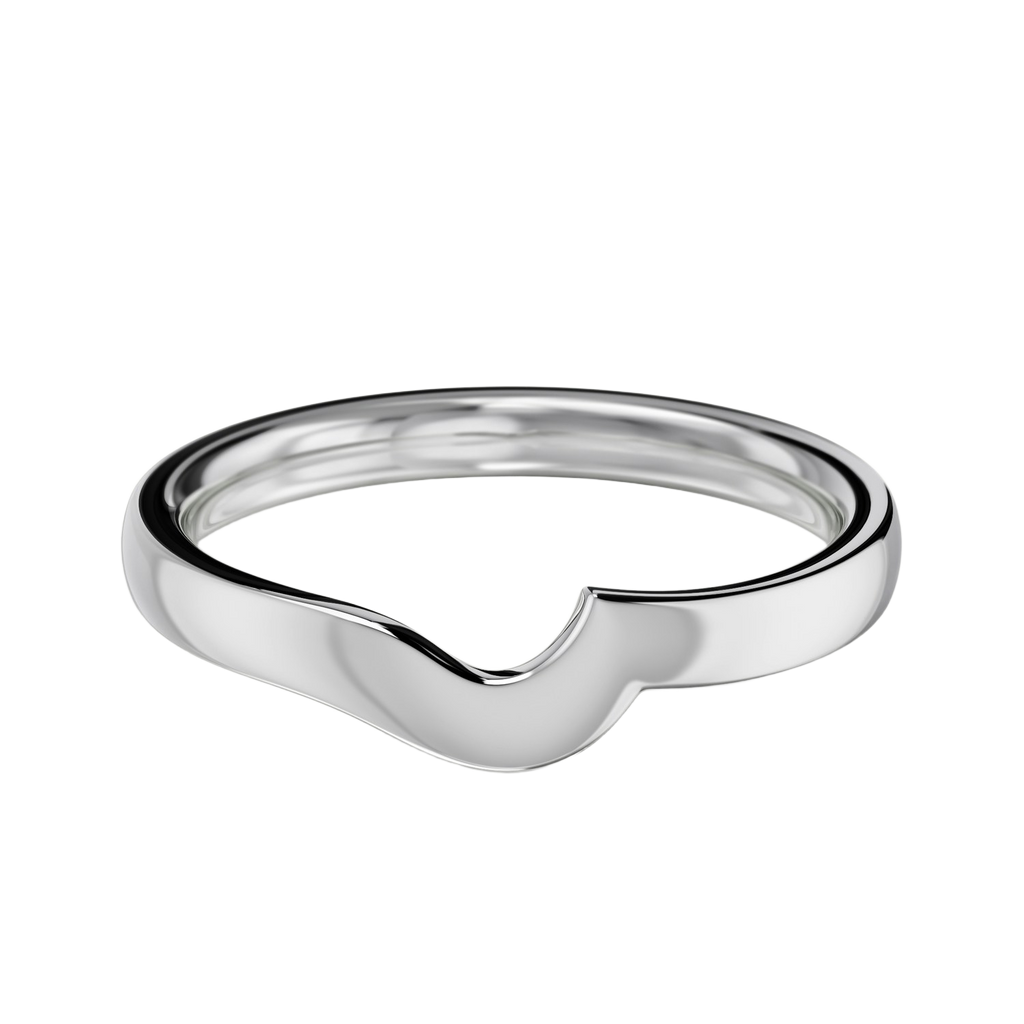 Wave - White Gold - Plain