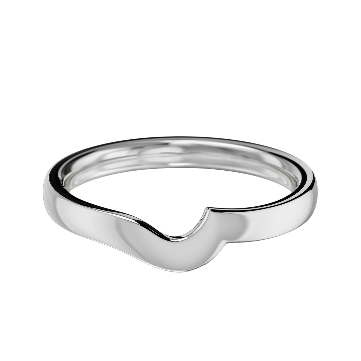 Wave - White Gold - Plain